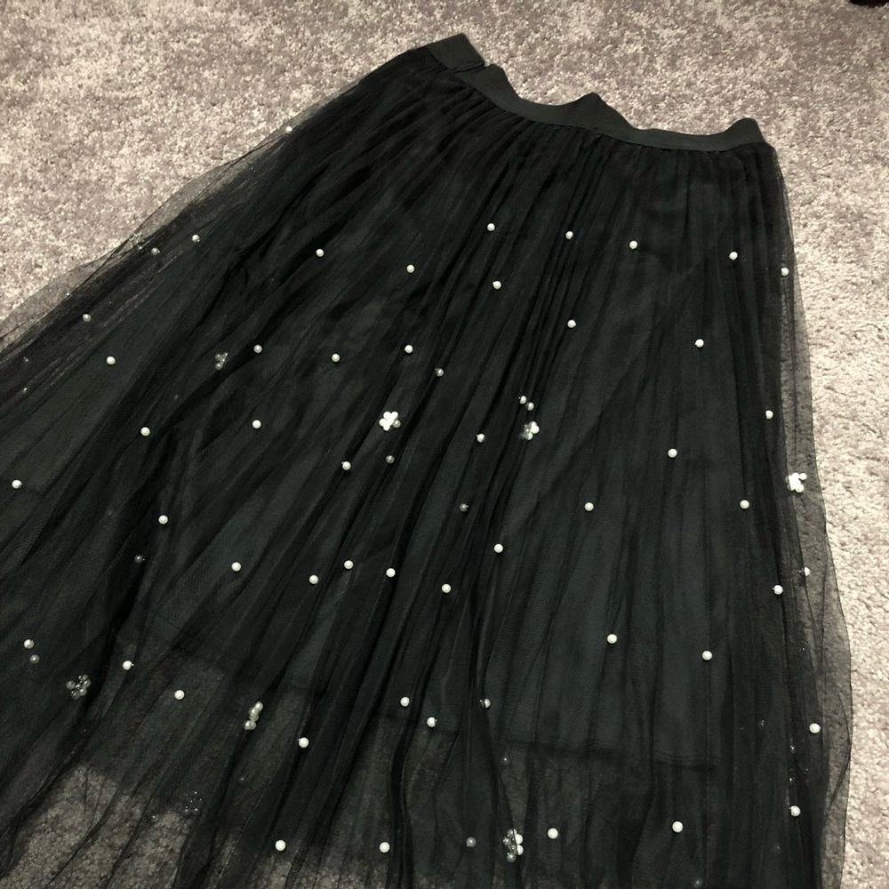 Stylish black tutu tulle skirt!